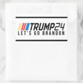 Lass uns Brandon losgehen Rechteckiger Aufkleber (Tasche)