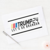 Lass uns Brandon losgehen Rechteckiger Aufkleber (Umschlag)