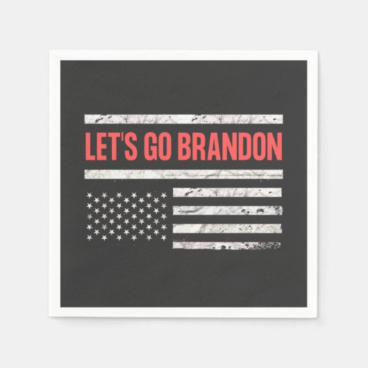 Lass uns Brandon losgehen Serviette (Vorderseite)