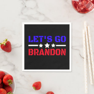 Lass uns Brandon losgehen Serviette