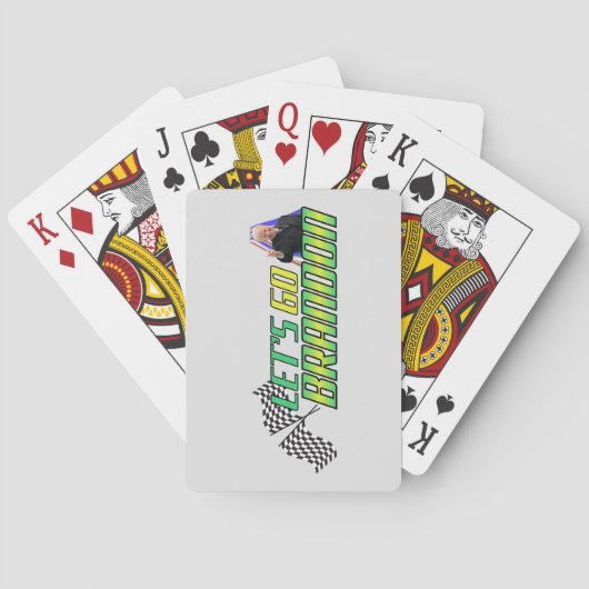 Lass uns Brandon losgehen Spielkarten (Rückseite)