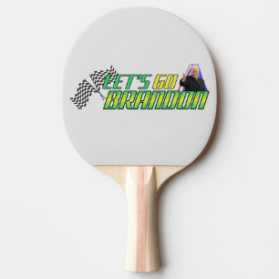 Lass uns Brandon losgehen Tischtennis Schläger