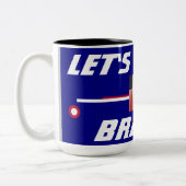 Lass uns Brandon losgehen Zweifarbige Tasse (Links)