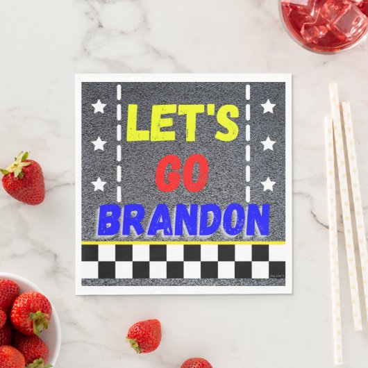 Lass uns Brandon Napkins gehen Serviette (Beispiel)