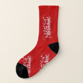 Lass uns Brandon Red Socks losgehen Socken (Links - Außen)