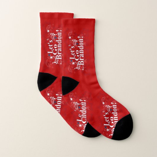 Lass uns Brandon Red Socks losgehen Socken (Paar)