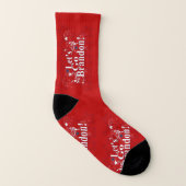 Lass uns Brandon Red Socks losgehen Socken (Links - Innen)