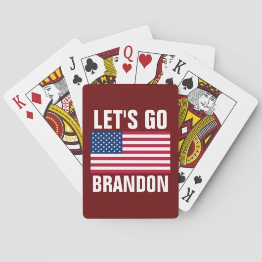 LASS UNS BRANDON SPIELKARTEN GEHEN (Rückseite)