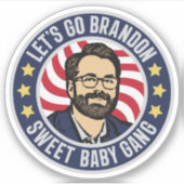 Lass uns Brandon - Sweet Baby Gang - SBG4LIFE Aufkleber (Vorderseite)