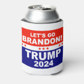 Lass uns Brandon TRUMP 2024 gehen Dosenkühler (Kanne Rückseite)