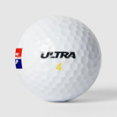 Lass uns Brandon TRUMP 2024 gehen Golfball (Logo)