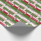 Lass uns Brandon Weihnachten gehen Geschenkpapier (Ecke)