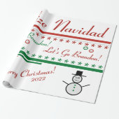 Lass uns Brandon Weihnachtswrapping Paper gehen Geschenkpapier (Ungerollt)