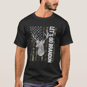 Lass uns Branson Brandon American Camouflage USA F T-Shirt