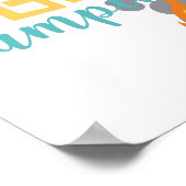 Lass uns Camping Campfire and Campouts gehen Poster (Ecke)