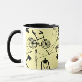 Lass uns Camping Tasse gehen