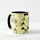 Lass uns Camping Tasse gehen (Vorderseite Links)