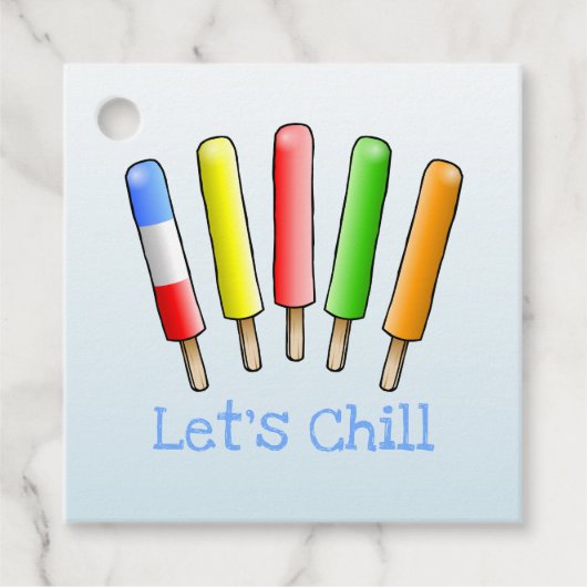 Lass uns Chill Birthday Geschenkanhänger (Vorderseite)