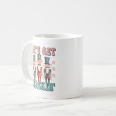 Lass uns Crackin Weihnachten zum Feiertag holen Kaffeetasse (Vorderseite Links)