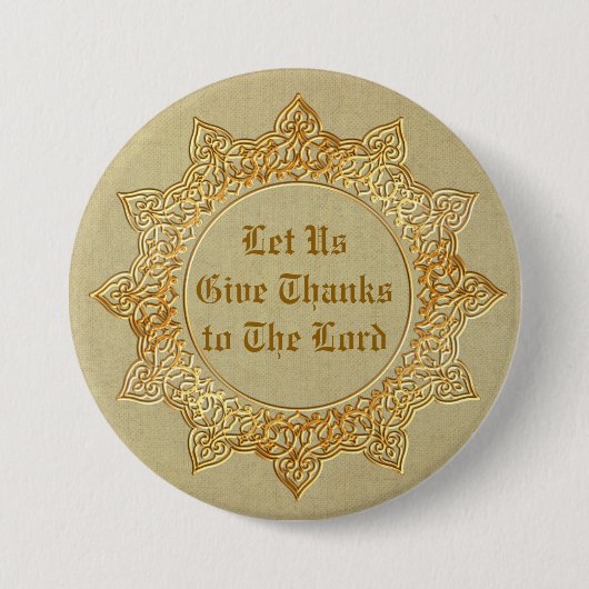 Lass uns danken dem Herrn - Button (Vorderseite)