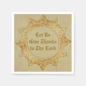 Lass uns danken dem Herrn - klein Serviette (Vorderseite)