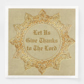 Lass uns danken dem Herrn - Serviette (Vorderseite)