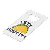 Lass uns darüber reden geldbeutel flaschenöffner (Vorderseite Schrägansicht)