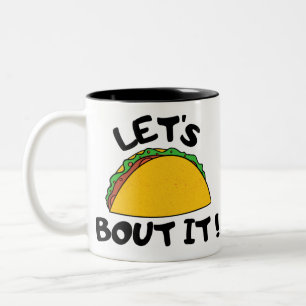 Lass uns darüber reden zweifarbige tasse