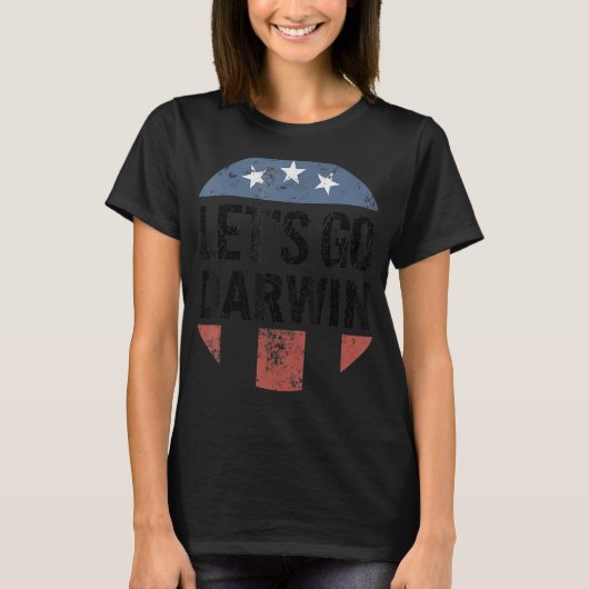 Lass uns Darwin Funny gehen T-Shirt (Vorderseite)