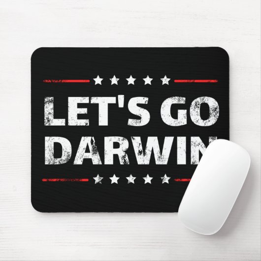 Lass uns Darwin gehen Mousepad (Mit Mouse)