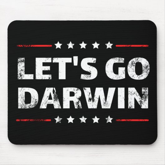 Lass uns Darwin gehen Mousepad (Vorne)