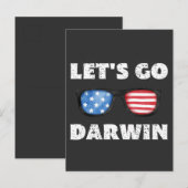 Lass uns Darwin gehen Postkarte (Vorne/Hinten)