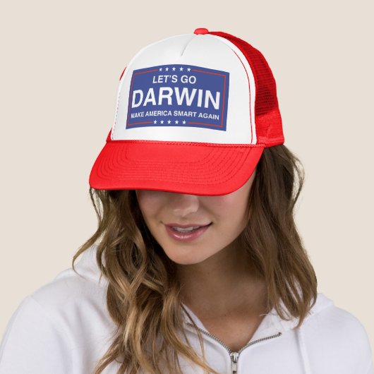 Lass uns Darwin gehen Truckerkappe (Beispiel)
