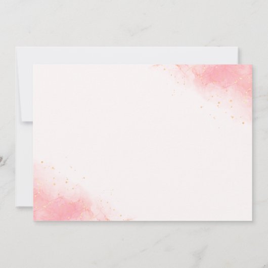 Lass uns das Brautparty der Braut duschen Einladung (Rückseite)