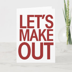 Lass uns das herausfinden feiertagskarte