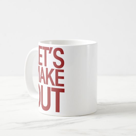 Lass uns das herausfinden kaffeetasse (Vorderseite Links)