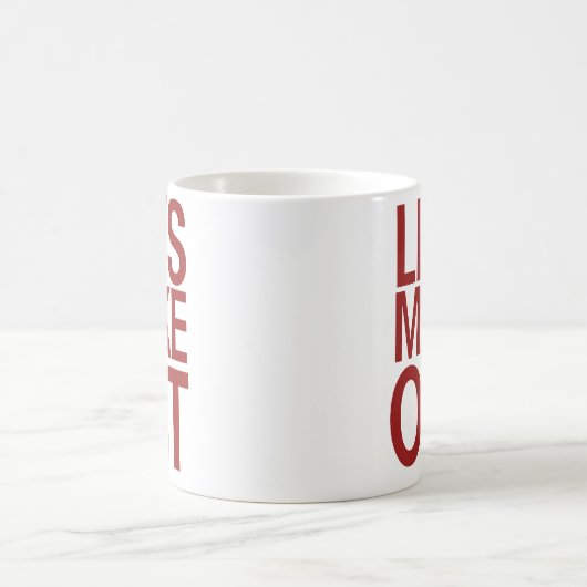 Lass uns das herausfinden kaffeetasse (Mittel)