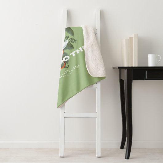 "Lass uns das machen" Cobra - der weiße Lotus Sherpadecke (Beispiel)