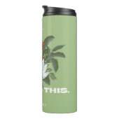 "Lass uns das machen" Cobra - der weiße Lotus Thermosbecher (Nach rechts gedreht)