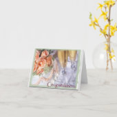 LASS UNS "DEIN WEDDING DAY" FEIERN KARTE (Gelbe Blume)