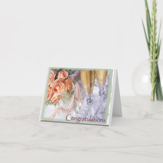 LASS UNS "DEIN WEDDING DAY" FEIERN KARTE (Vorderseite)