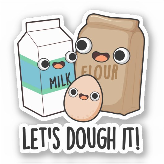 Lass uns den lustigen Backpun trocken machen Aufkleber (Vorderseite)