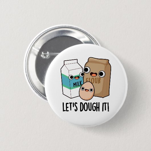 Lass uns den lustigen Backpun trocken machen Button (Vorne & Hinten)