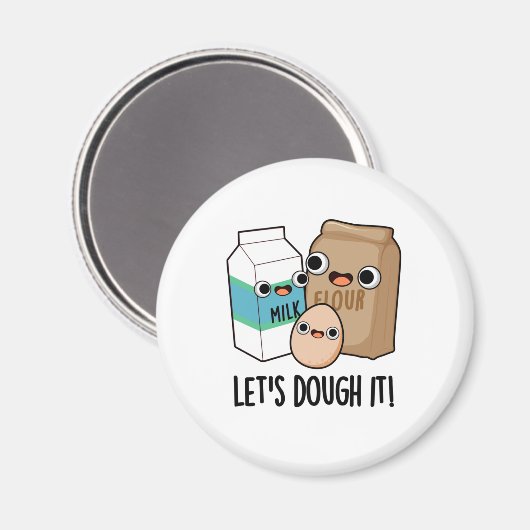 Lass uns den lustigen Backpun trocken machen Magnet (Vorderseite/Rückseite)