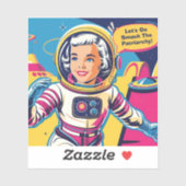 Lass uns den Patriarchenfeministen zerschlagen. Aufkleber (Blatt)