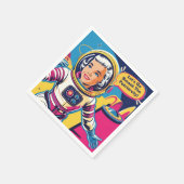 Lass uns den Patriarchenfeministen zerschlagen. Serviette (Ecke)