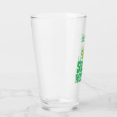 Lass uns den Shamrocked St. Patrick's Day bekommen Glas