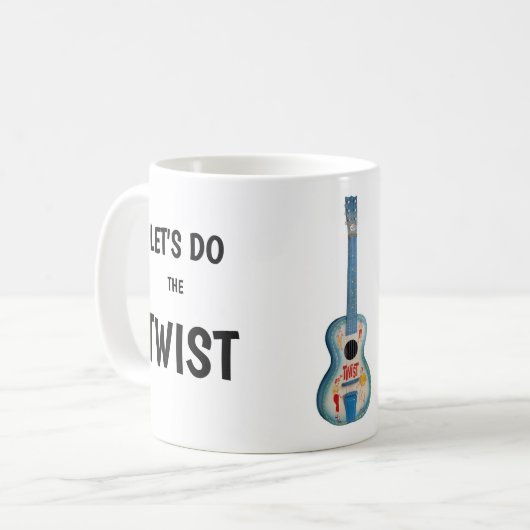 LASS UNS DIE DREHUNG MACHEN KAFFEETASSE (Vorderseite Links)