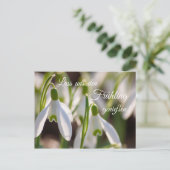 Lass uns die Frühling genießen! Postkarte (Stehend Vorderseite)