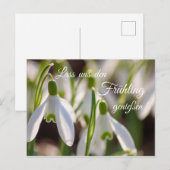 Lass uns die Frühling genießen! Postkarte (Vorne/Hinten)